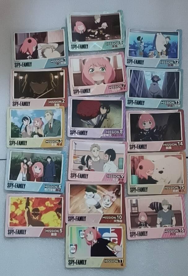 卡游专场  不寄存 卡游 间谍过家家  R 一套 16张