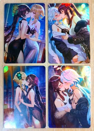 戴老五虎✘权五虎！！龙虎卡牌-七八场（满200元包邮，无佣金，每周六结拍，欢迎送拍） - 折光彩闪4张 疾风卡牌 闺蜜少女一套