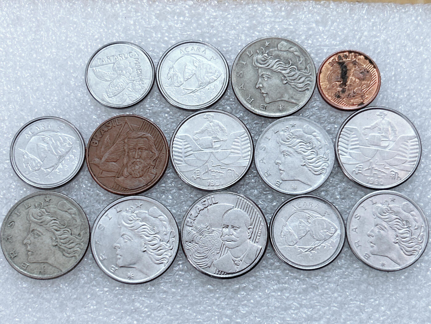 第一海外回流一元起拍收藏 散集专场  第303期 巴西硬币 14枚
