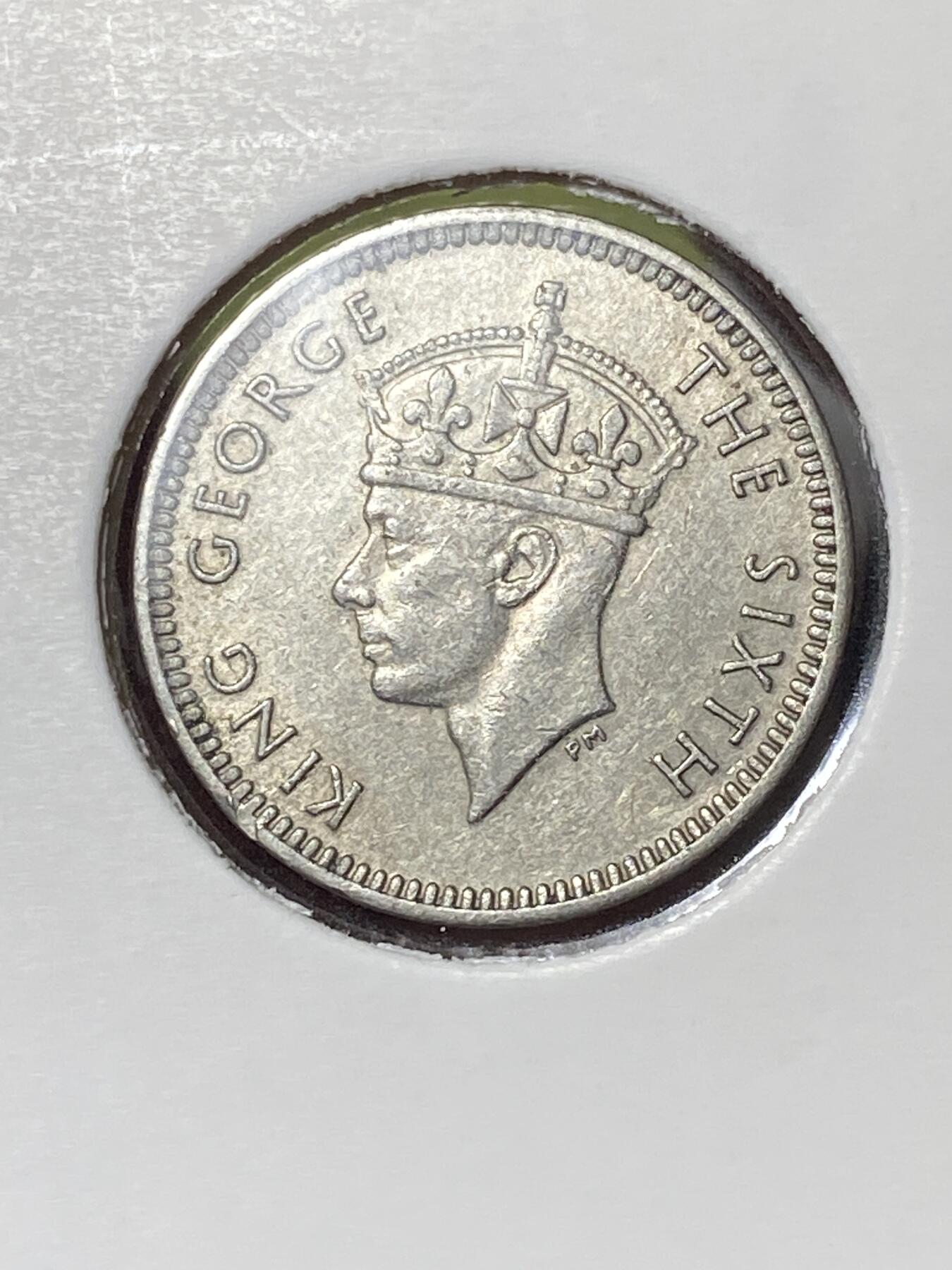 2026年第三十五场(总第二百零四场）外国精品纸夹币场(免佣金) 好品–英属南罗德西亚1952年3便士(乔治六世逝世年，第五版关门年)