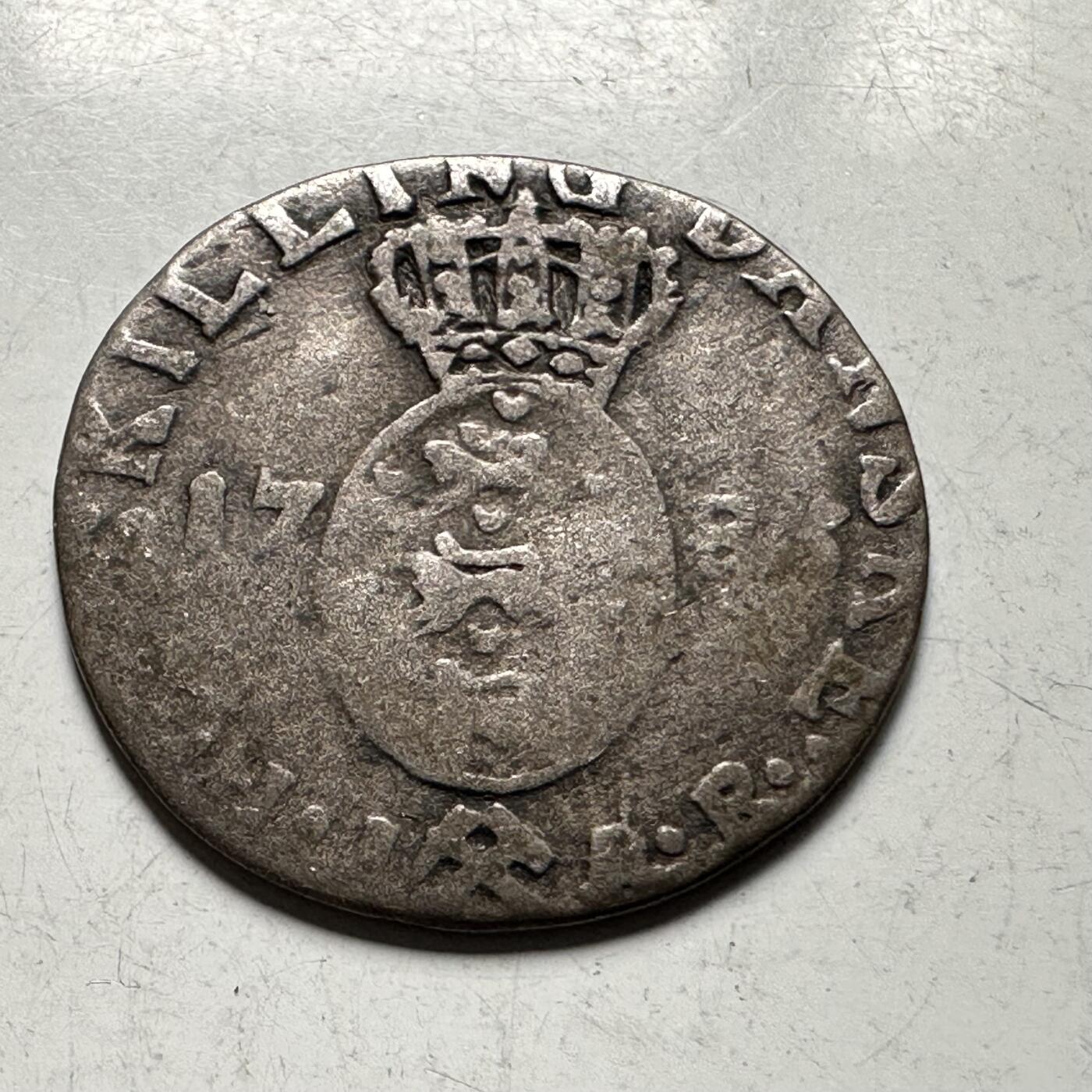 🌹外币初藏🌹🐯2026年第28场   每周二四六晚8️⃣点 接代拍 丹麦王国克里斯蒂安七世1785年1 Skilling银铜合金币16.8mm