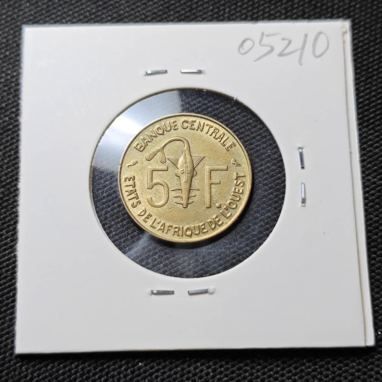 KK钱币收藏小铺   第405期 2月预留时间 周末发货 1968西非50法郎 