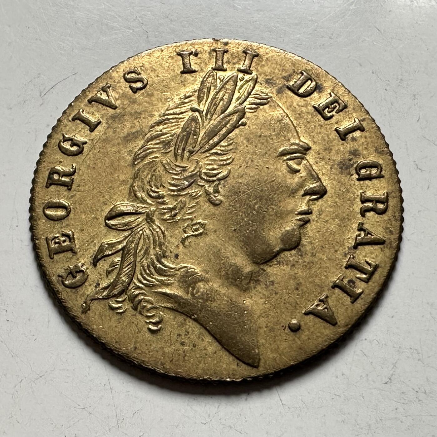 🌹外币初藏🌹🐯2026年第28场   每周二四六晚8️⃣点 接代拍  英国1768年乔治三世 代用币 26m m