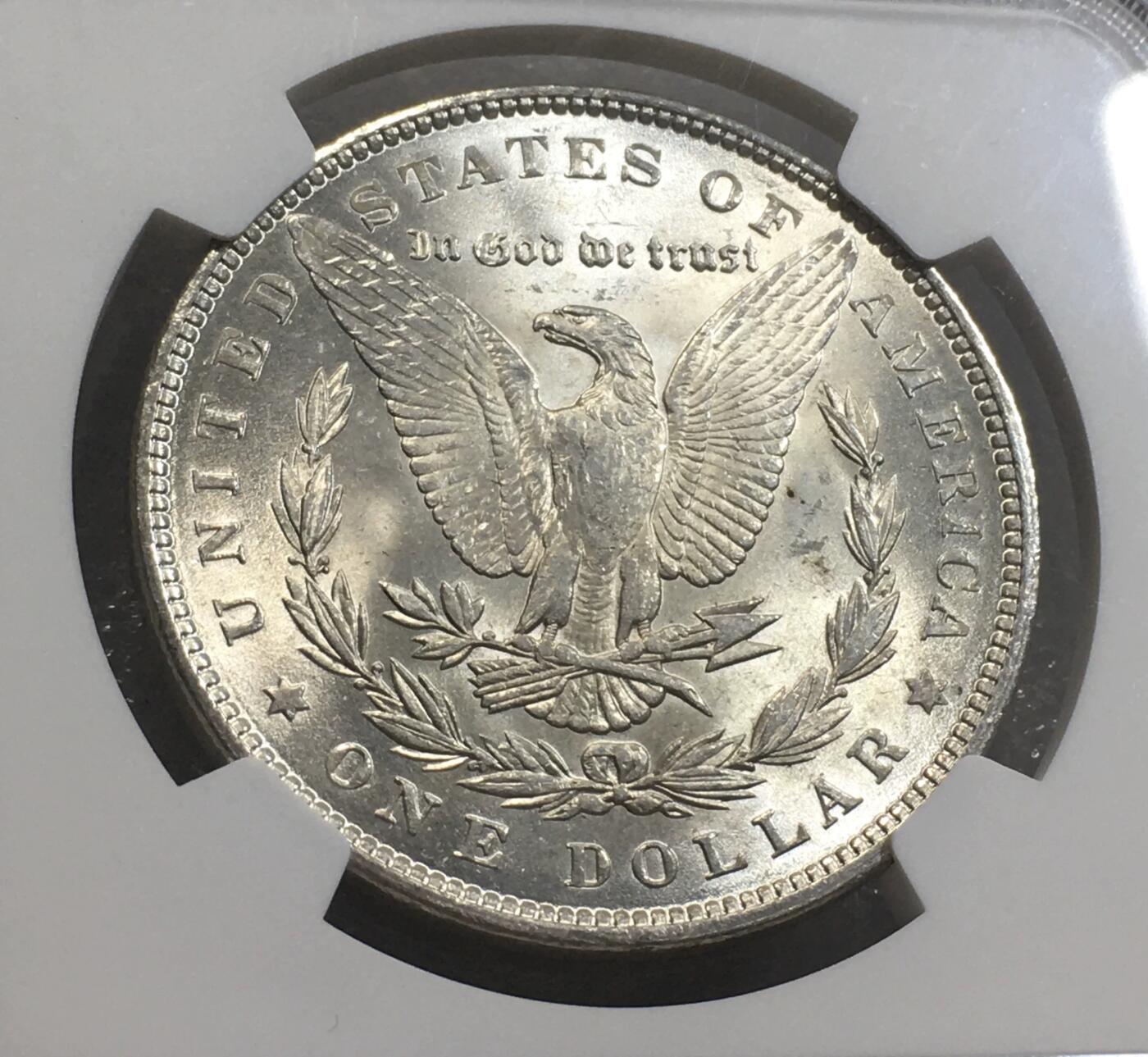 世界钱币专场拍卖 每周二开拍 NGC MS63分1889年美国摩根女神一美元银币