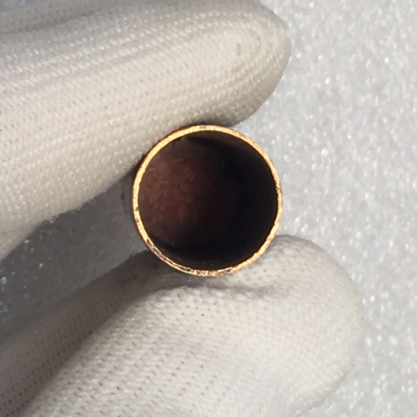        出口创汇时期蓝色景泰蓝铜胎掐丝珐琅小花瓶1个原版真品如图旧藏文玩艺术收藏