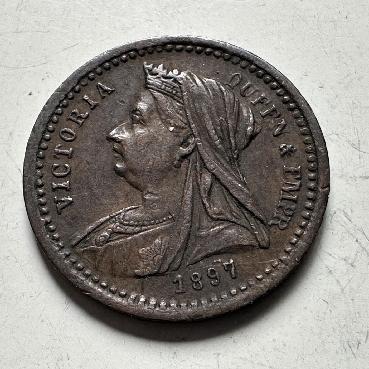 🌹外币初藏🌹🐯2026年第28场   每周二四六晚8️⃣点 接代拍 英国1897年维多利亚 布莱克浦摩天轮Token。16mm