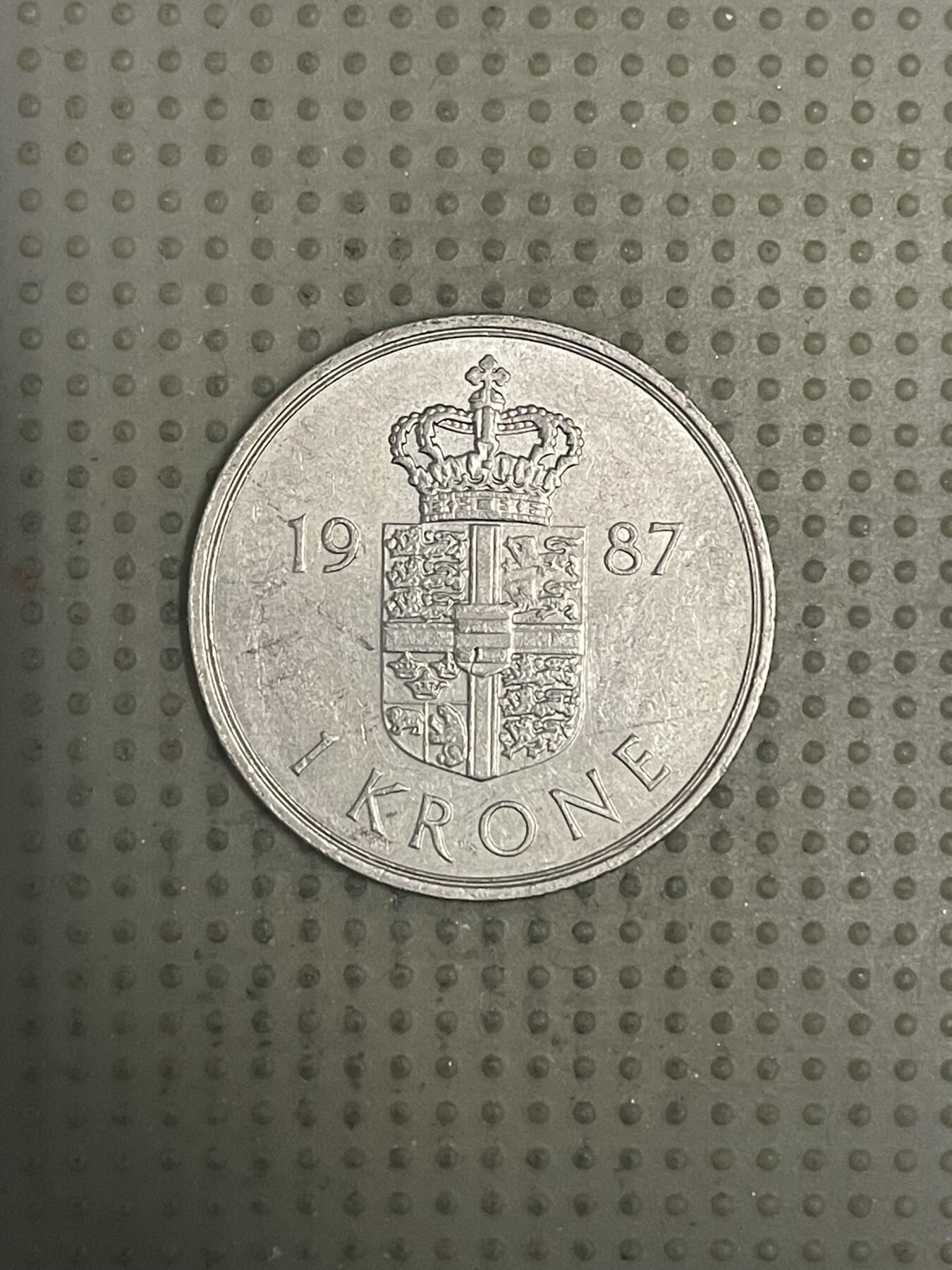 2026年第33场各国散币拍卖（总第183场） 丹麦1987年1克朗