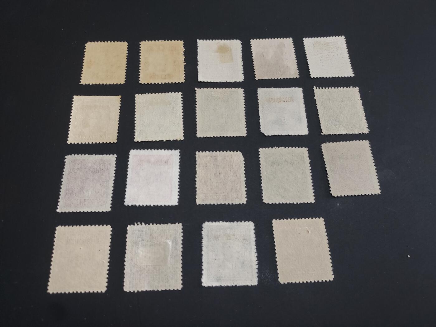 博彦收藏  TM 3月18日 8点邮票专场 全场包邮 民国 孙像限滇省等新票19枚，个别有瑕疵/缺齿，大部分上品