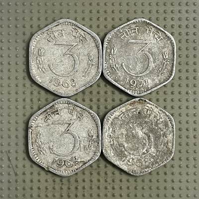 2026年第34场各国散币拍卖（总第184场） - 印度3派沙4枚