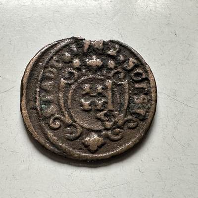 🌹外币初藏🌹🐯2026年第28场   每周二四六晚8️⃣点 接代拍 - 神圣罗马帝国三芬尼打制铜币 约19.7毫米