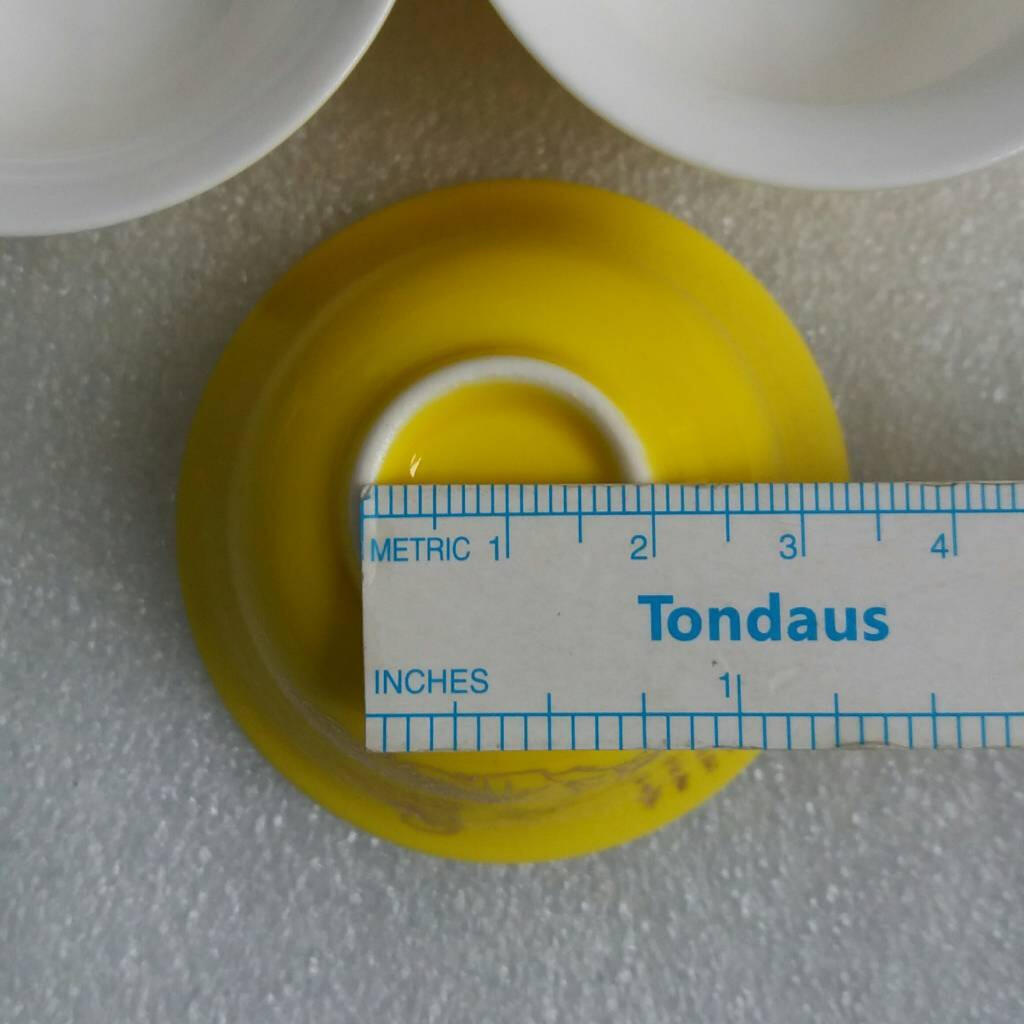       七八十年代描金人物小黄茶杯酒杯功夫茶杯1组6个库存老货旧藏文玩艺术收藏