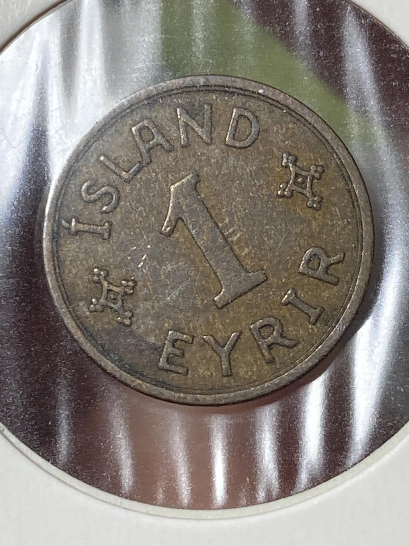 2026年第三十五场(总第二百零四场）外国精品纸夹币场(免佣金) 丹属冰岛王国🇮🇸1938年1厄尔(克里斯蒂安十世时期，N–GJ版)