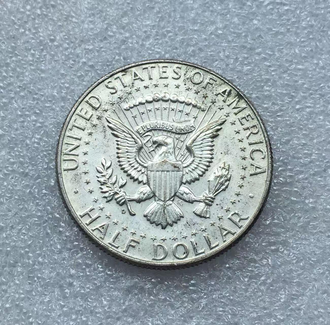 世界钱币专场拍卖 每周二开拍 1964年美国肯尼迪半美元银币 12.5克 90%银