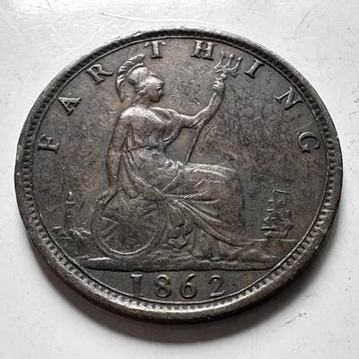 🌹外币初藏🌹🐯2026年第28场   每周二四六晚8️⃣点 接代拍 - 英国 1862年维多利亚 一法新 