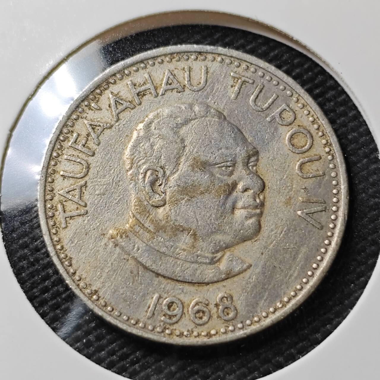 KK钱币收藏小铺   第405期 2月预留时间 周末发货 1968汤加10分