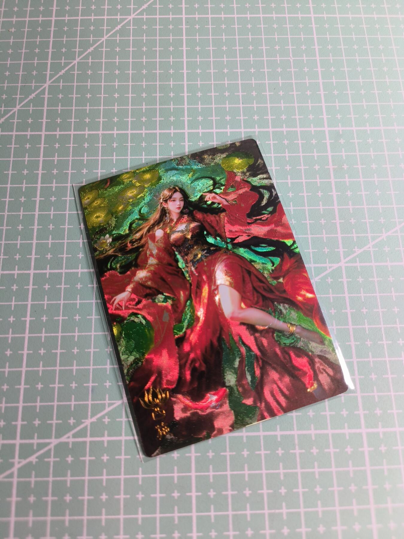 C先生卡牌 第24期  零抽层收拍品，送拍加微私聊 【粗闪】奇点卡牌—西施