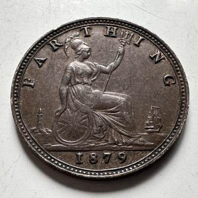 🌹外币初藏🌹🐯2026年第28场   每周二四六晚8️⃣点 接代拍 - 英国1879年维多利亚一法新