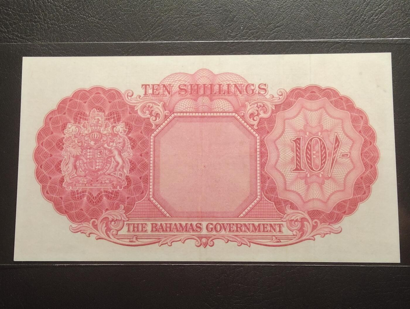 2026三月第二期，总219期 巴哈马1953版10先令AUNC 首冠A/1 大冠女王