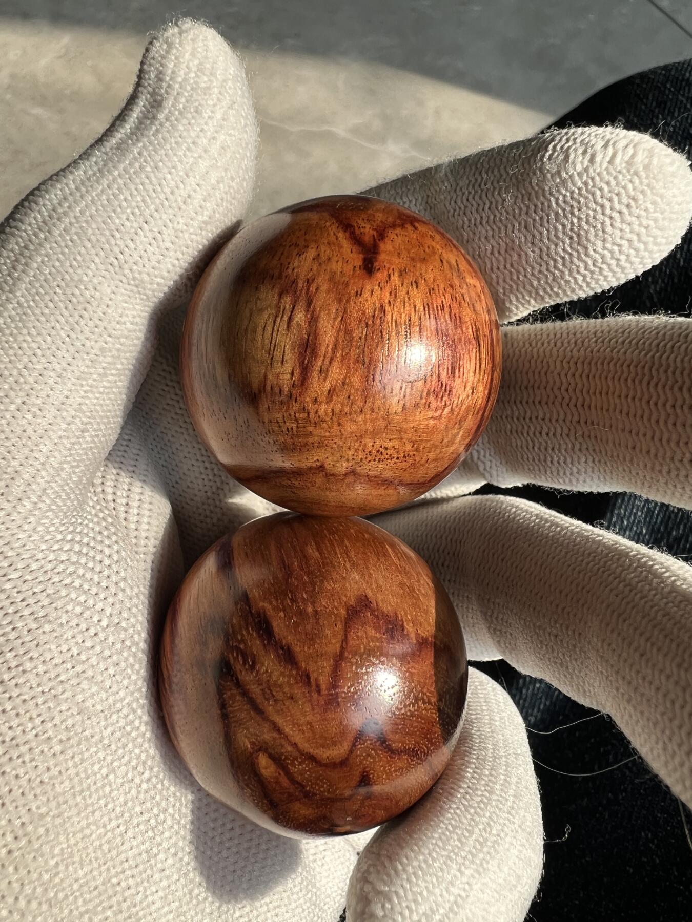 零元拍：海南黄花梨手球：35MM