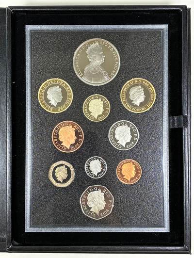 【雨安】【直播拍卖】【第0127期-裸币套币】2026-03-13 周五 19:30 (金价1140, 银价21.50) - [现代套币] Great Britain 英国 套币 精制套币 2012年