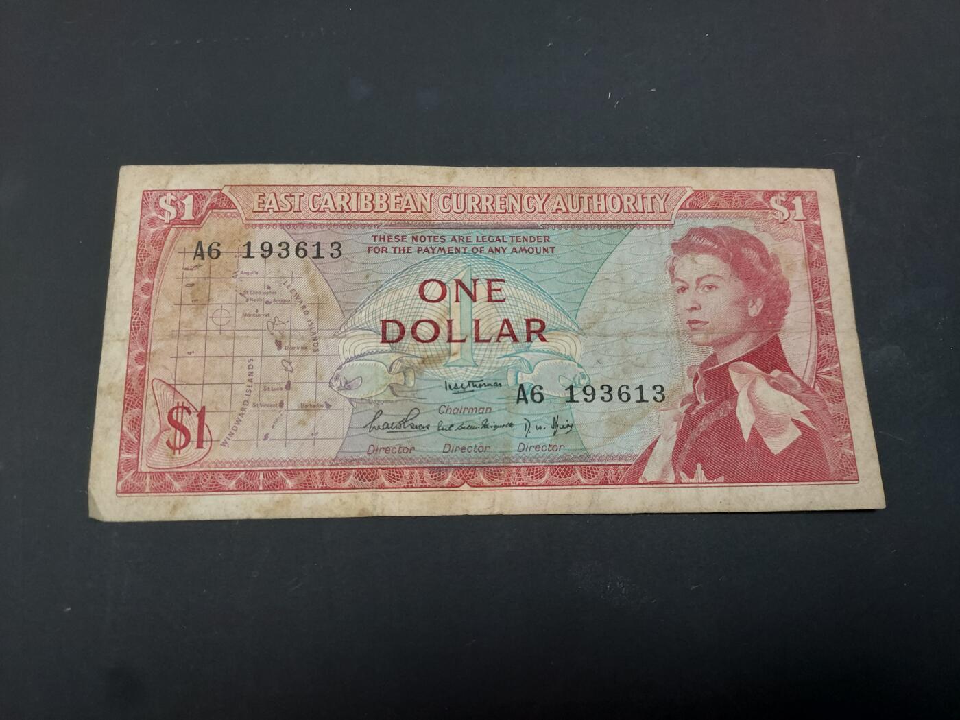 博彦收藏  AM 3月21日 8点钱币专场 全场包邮 东加勒比 女皇1元 流通品