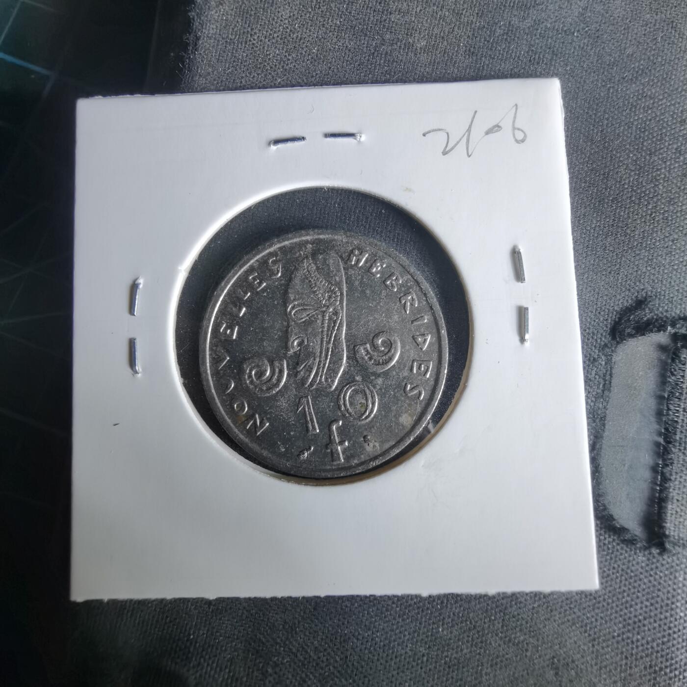 沼泽如烟--第1021场 法属新赫布里底1967年10法郎