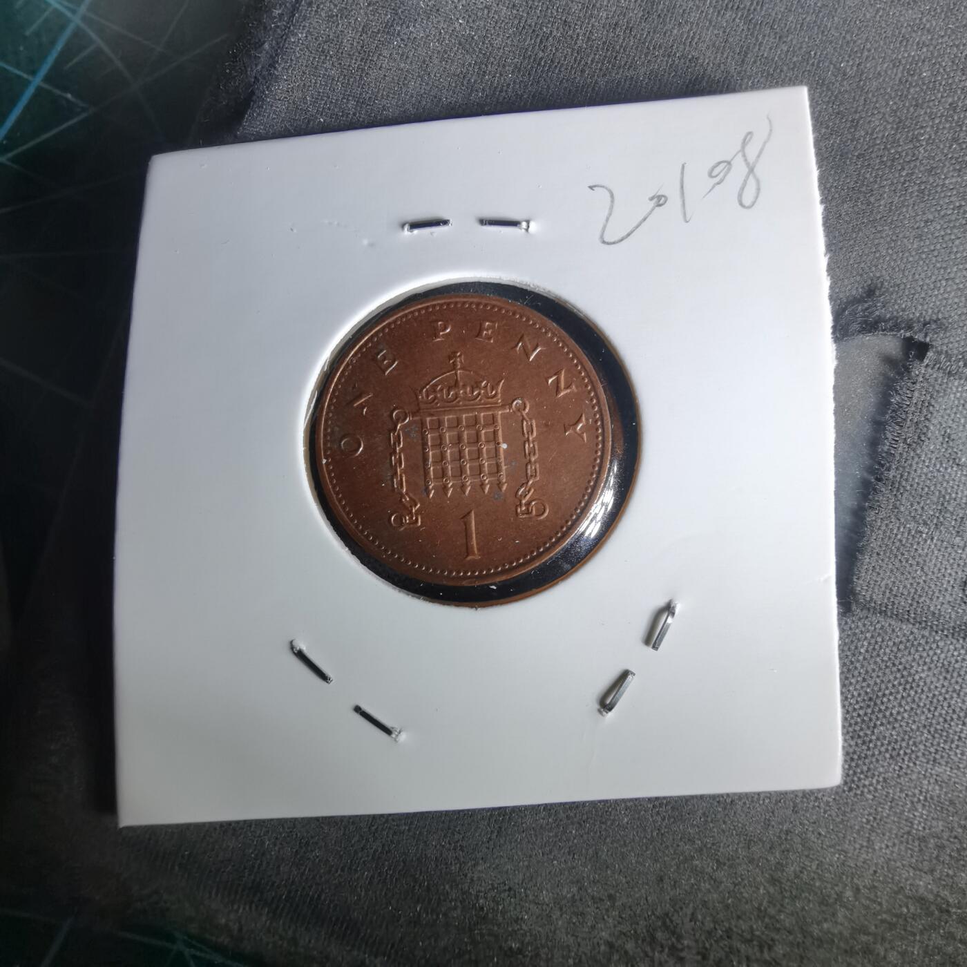 沼泽如烟--第1020场 英国1998年1便士