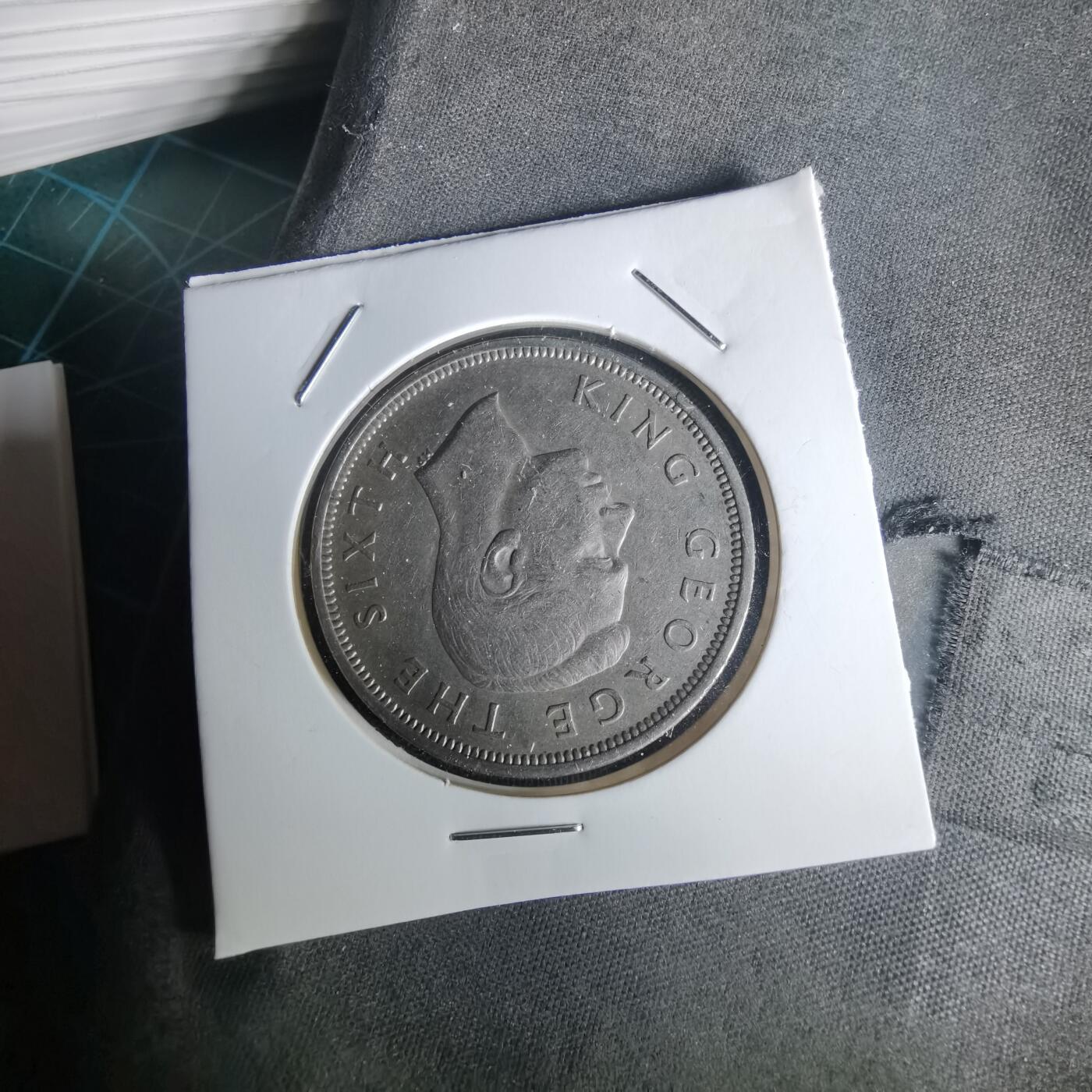 沼泽如烟--第1020场 新西兰1950年半克朗