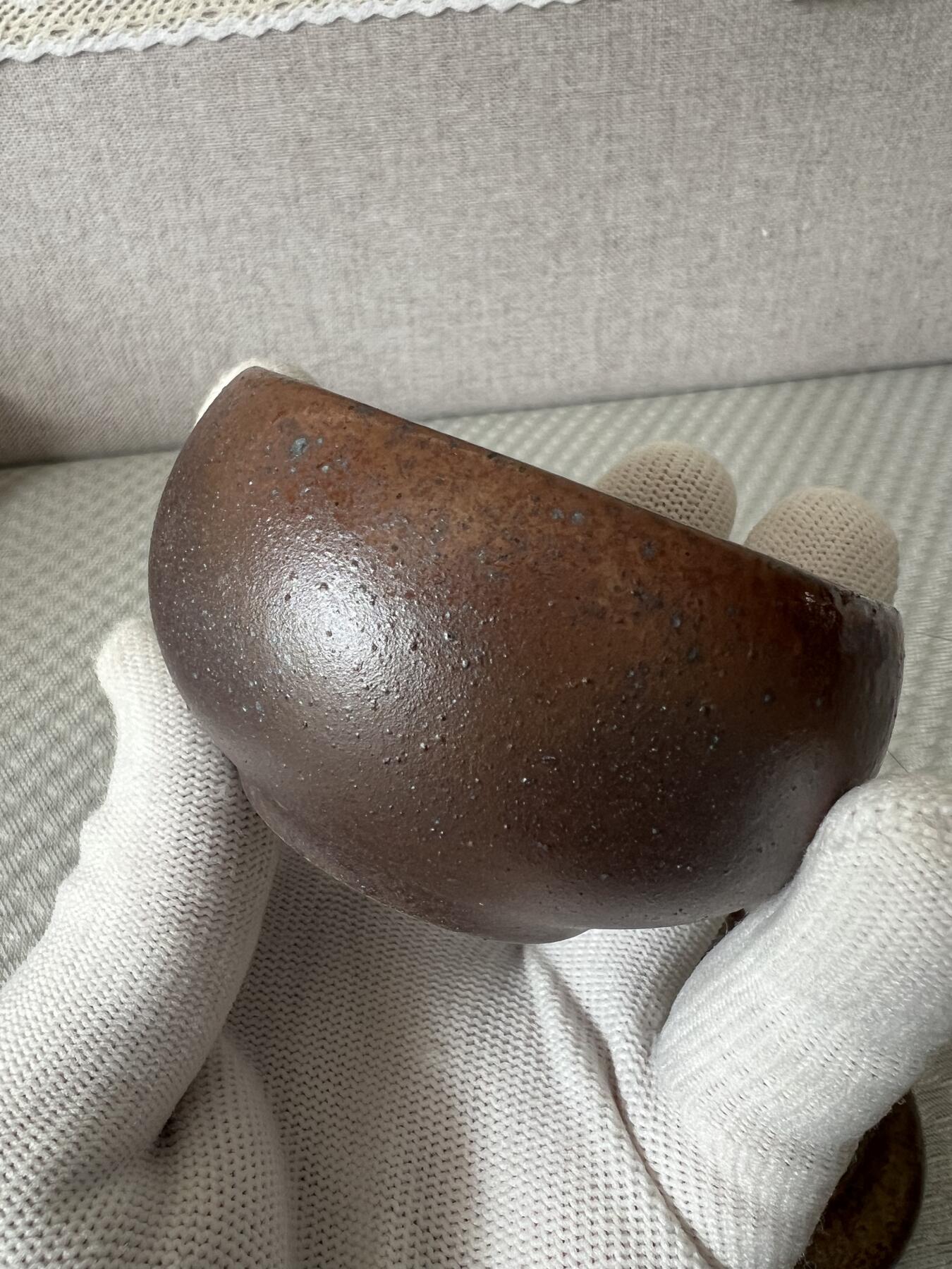 零元拍：原矿紫砂壶柴烧扁虚+柴烧主人杯（130CC左右）