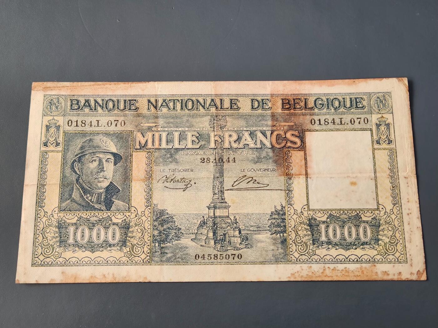 3月14号晚上8点 外国纸币自动截拍第38场 比利时极少品种