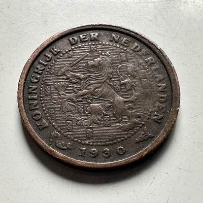 🌹外币初藏🌹🐯2026年第28场   每周二四六晚8️⃣点 接代拍 - 荷兰1930年1/2分