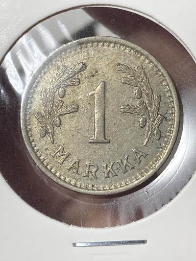 2026年第三十五场(总第二百零四场）外国精品纸夹币场(免佣金) - 芬兰🇫🇮1940年1马克(第一套第二版，小尺寸版关门年，S标)