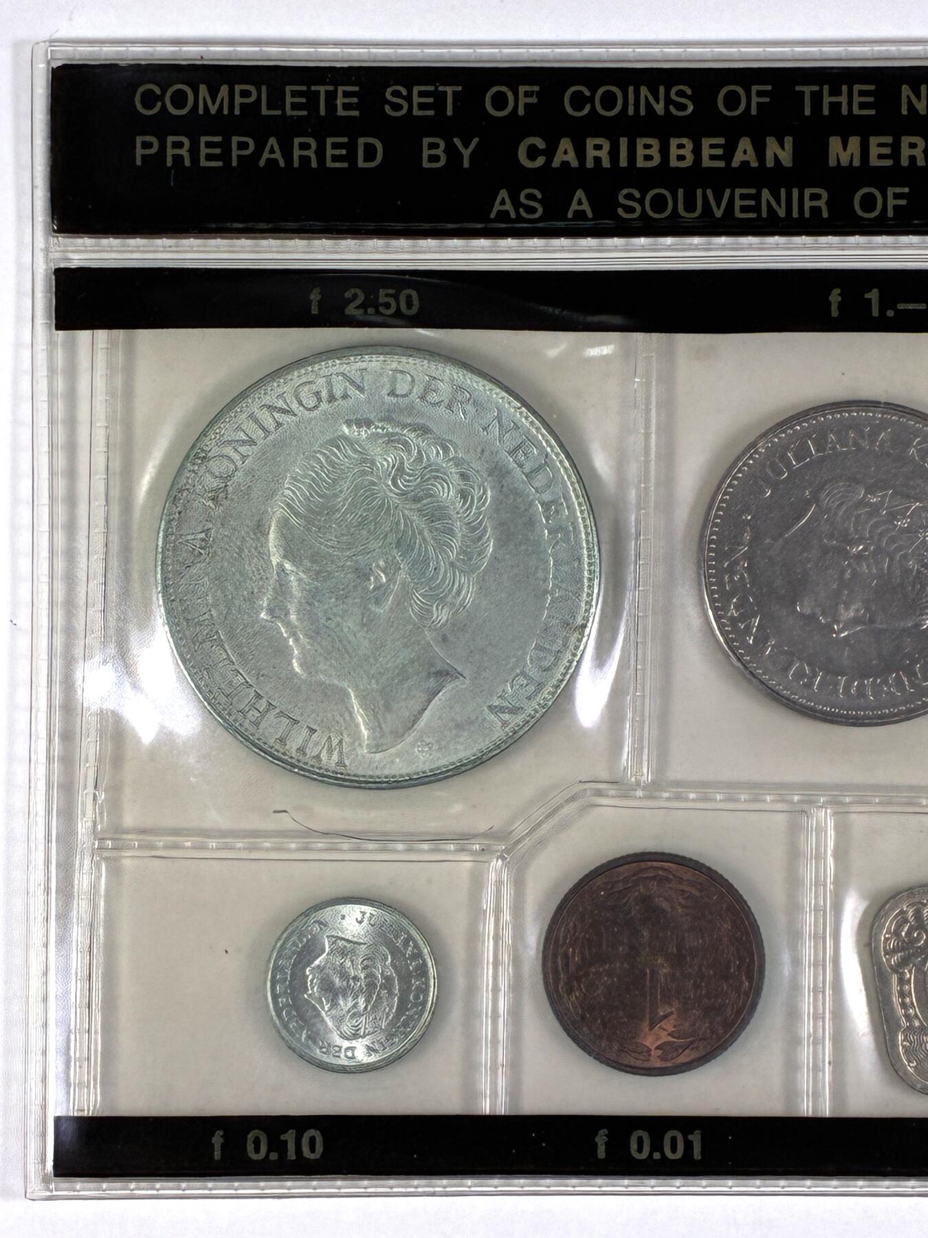 【雨安】【直播拍卖】【第0127期-裸币套币】2026-03-13 周五 19:30 (金价1140, 银价21.50) [现代套币] Netherlands Antilles 荷属安的列斯 套币