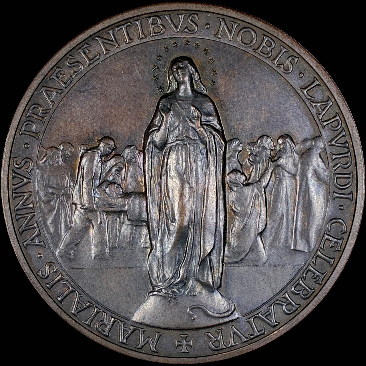 【雨安】【直播拍卖】【第0127期-裸币套币】2026-03-13 周五 19:30 (金价1140, 银价21.50) [徽章奖章] Vatican [章] 梵蒂冈 1958年 若望二十三世 铜章 44mm