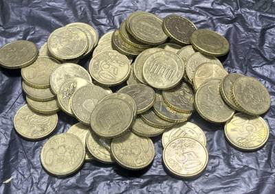 北京马甸外国币专卖第149期，外国币专场，陆续上拍，欢迎关注 - 欧元：50欧分50枚