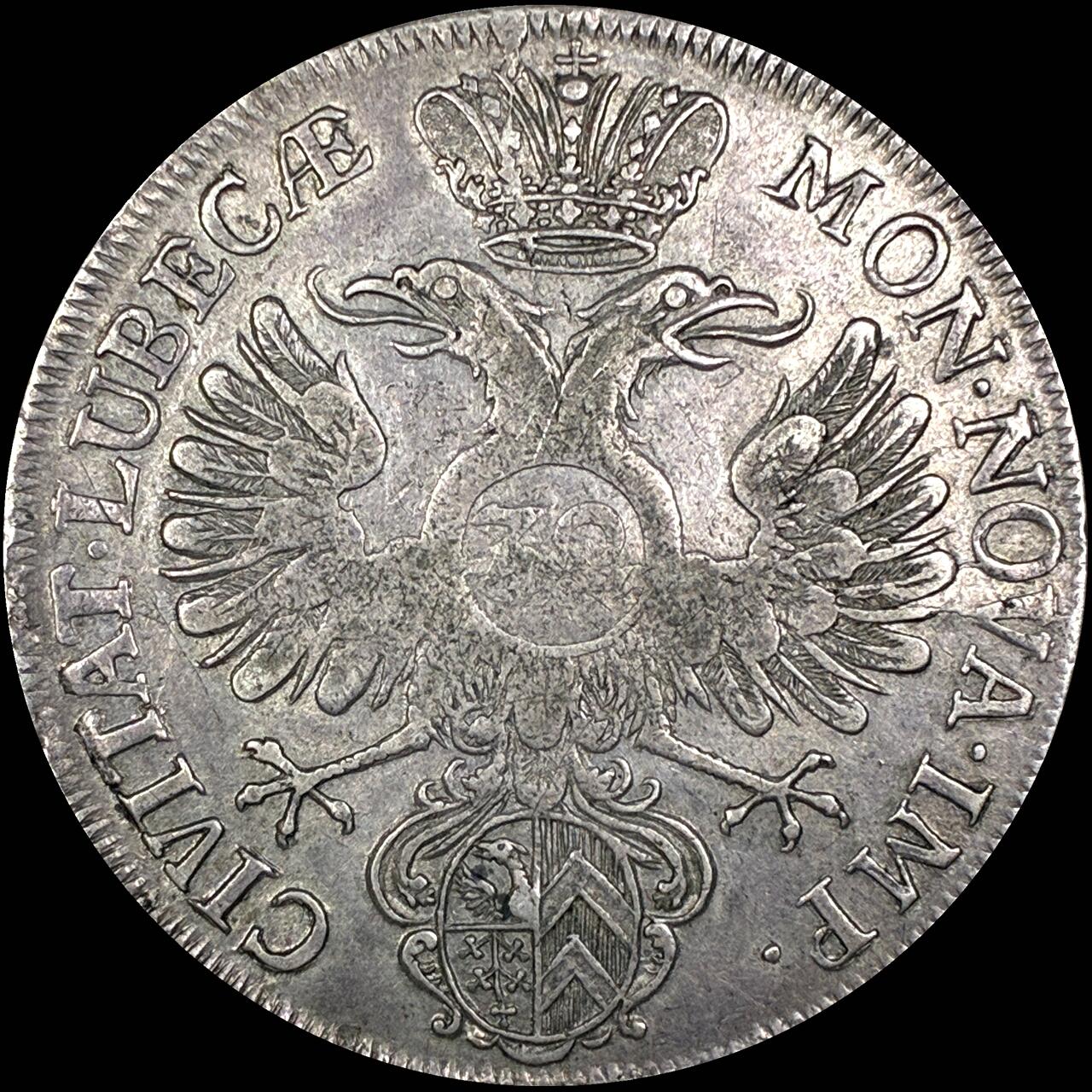 【雨安】【直播拍卖】【第0127期-裸币套币】2026-03-13 周五 19:30 (金价1140, 银价21.50) [裸币德国] Germany 德国 德意志 Lubeck吕贝克 32先令 1748年