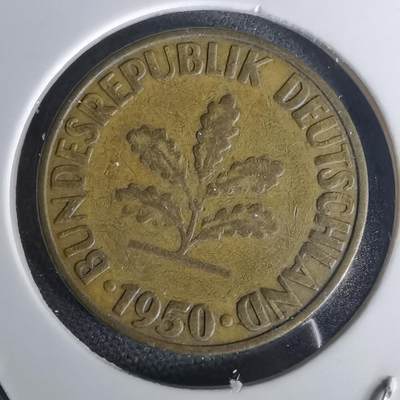 沼泽如烟--第1020场 - 德国1950年10芬尼