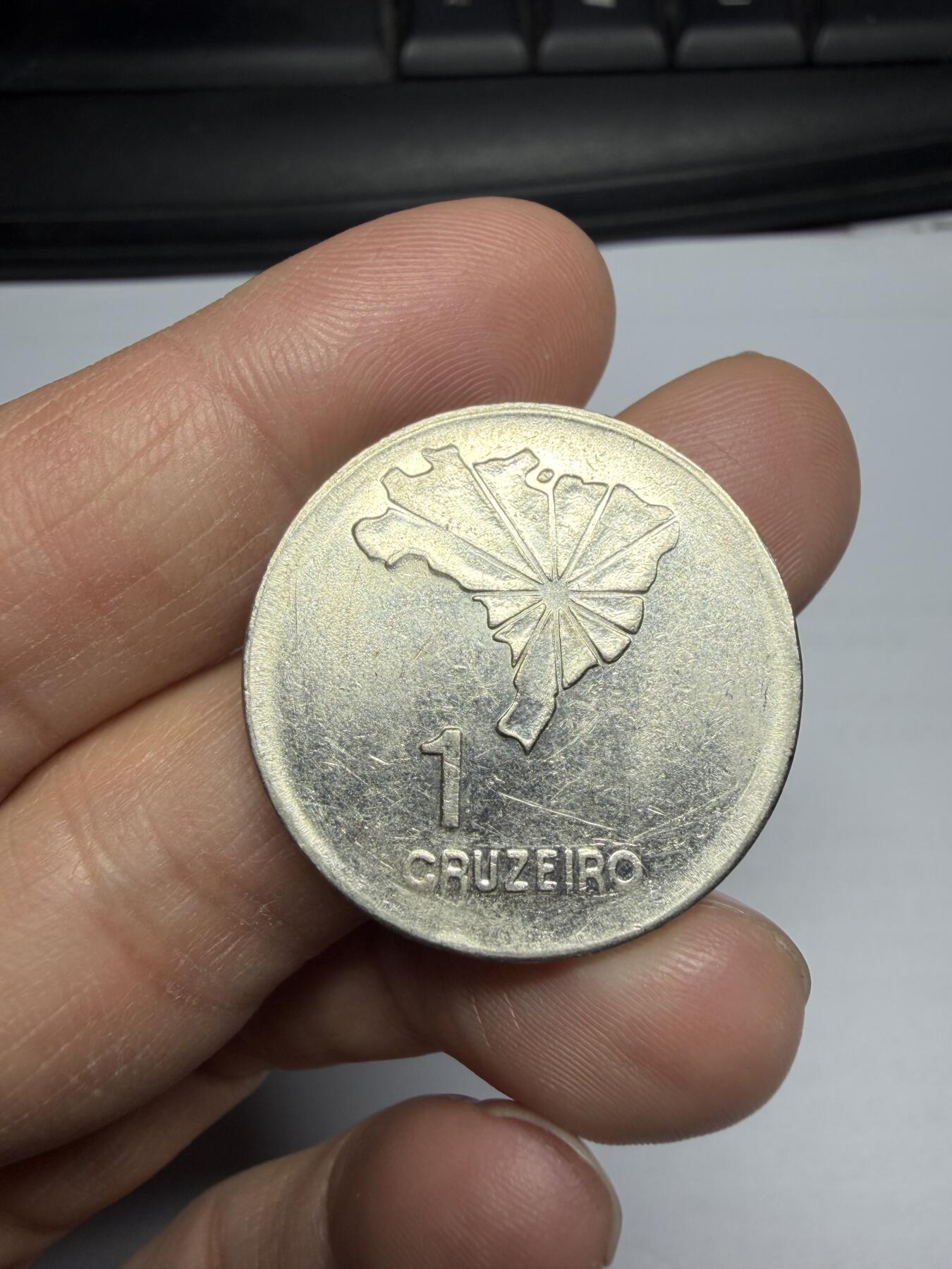 2026年集古藏今外币拍卖第三期-第3场—（总第313拍），可以寄存60天，满160元包邮。 巴西1克鲁塞罗