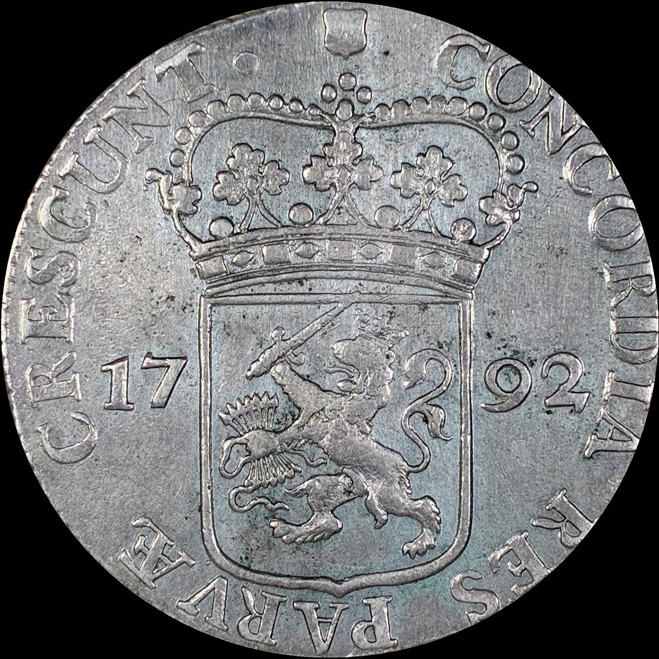 【雨安】【直播拍卖】【第0127期-裸币套币】2026-03-13 周五 19:30 (金价1140, 银价21.50) [裸币各国] Netherlands 荷兰 共和国 杜卡特 Utrecht乌特勒支 中期版 1792年