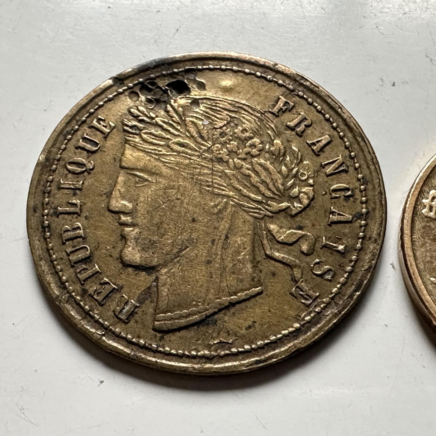 🌹外币初藏🌹🐯2026年第28场   每周二四六晚8️⃣点 接代拍 法国19世纪塞农什城堡 孚日省特许代用币