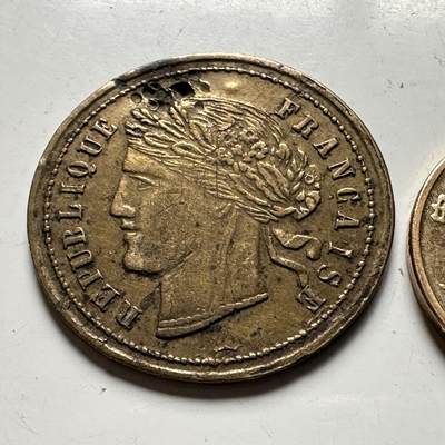 🌹外币初藏🌹🐯2026年第28场   每周二四六晚8️⃣点 接代拍 - 法国19世纪塞农什城堡 孚日省特许代用币