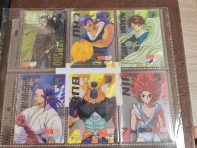 阳大大卡牌拍卖第104期（持续收拍品，周五晚上九点截拍，进群福利早知道） - 幽游白书 透明卡6张 带卡膜卡夹