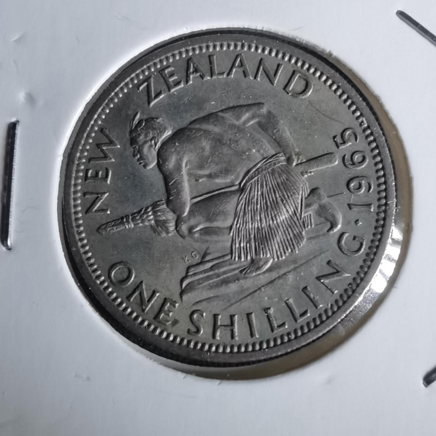 沼泽如烟--第1020场 新西兰1965年1先令