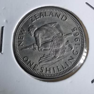 沼泽如烟--第1020场 - 新西兰1965年1先令