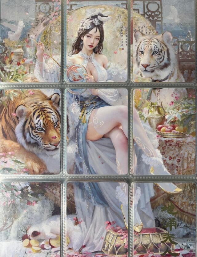 NO.27 好又多金牌大场，每周一站式配齐，方便凑单！（周6晚9点截拍，卖家送拍0抽成！） 【套卡】焱卡 刷子 妖姬传36人+人间传49人 共115人物九拼卡全套1035张 详情可见名单