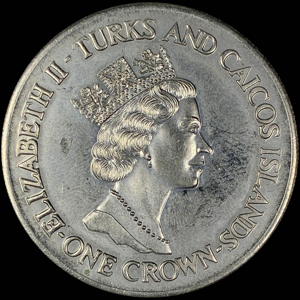 【雨安】【直播拍卖】【第0127期-裸币套币】2026-03-13 周五 19:30 (金价1140, 银价21.50) [现代裸币] Turks and Caicos Islands 特克斯和凯科斯群岛 1克朗 1991年 皇室生日