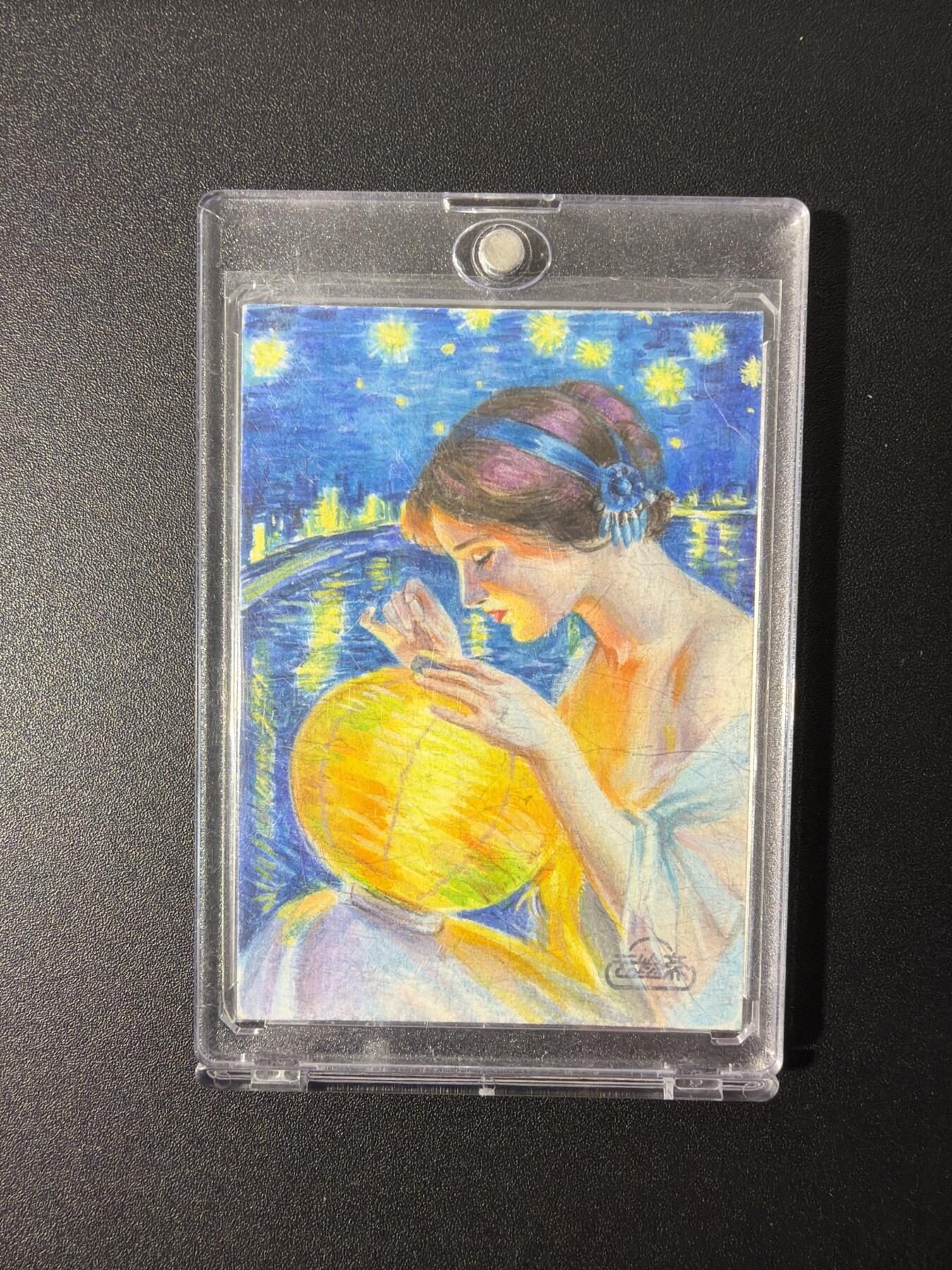 NO.27 好又多金牌大场，每周一站式配齐，方便凑单！（周6晚9点截拍，卖家送拍0抽成！） 【1/1手绘卡】云绘斋 画师零捌妖叁 月夜河灯