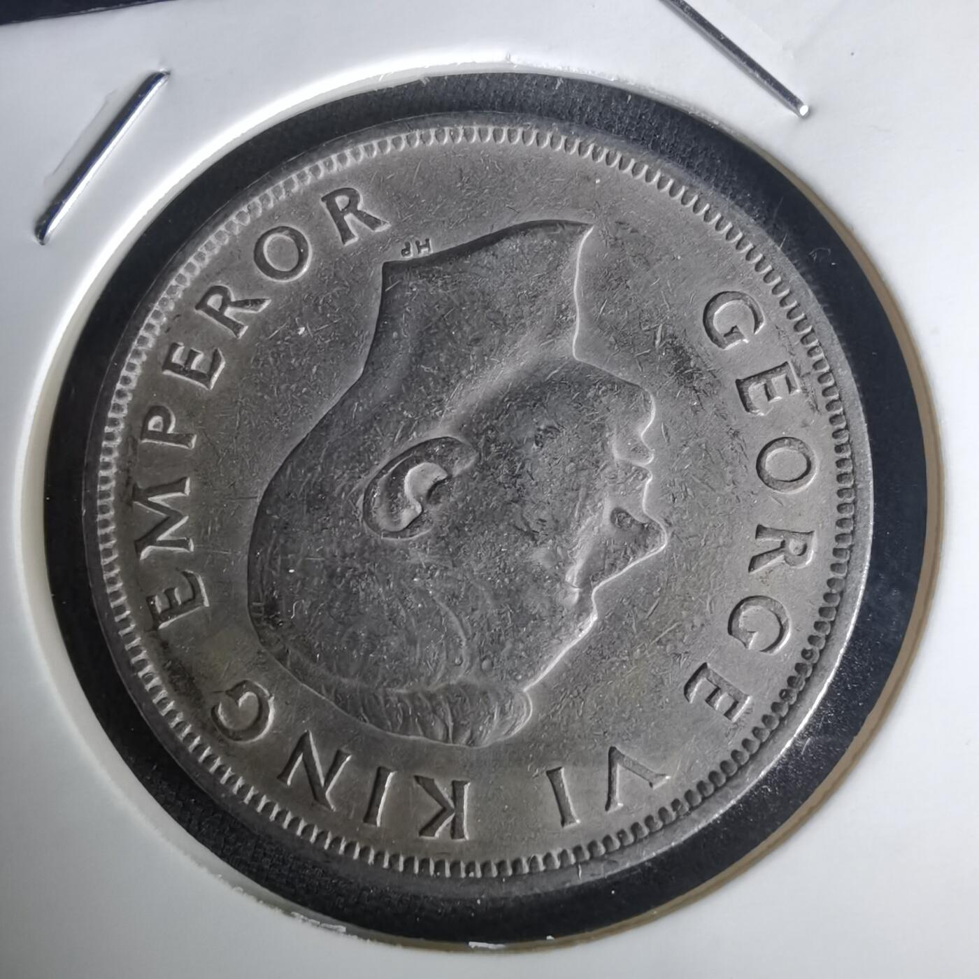 沼泽如烟--第1020场 新西兰1947年半克朗