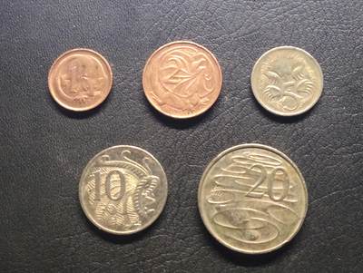 荟藏特别场次第七期——“社长的钢镚堆” - 澳大利亚套币 1+2+5+10+20分