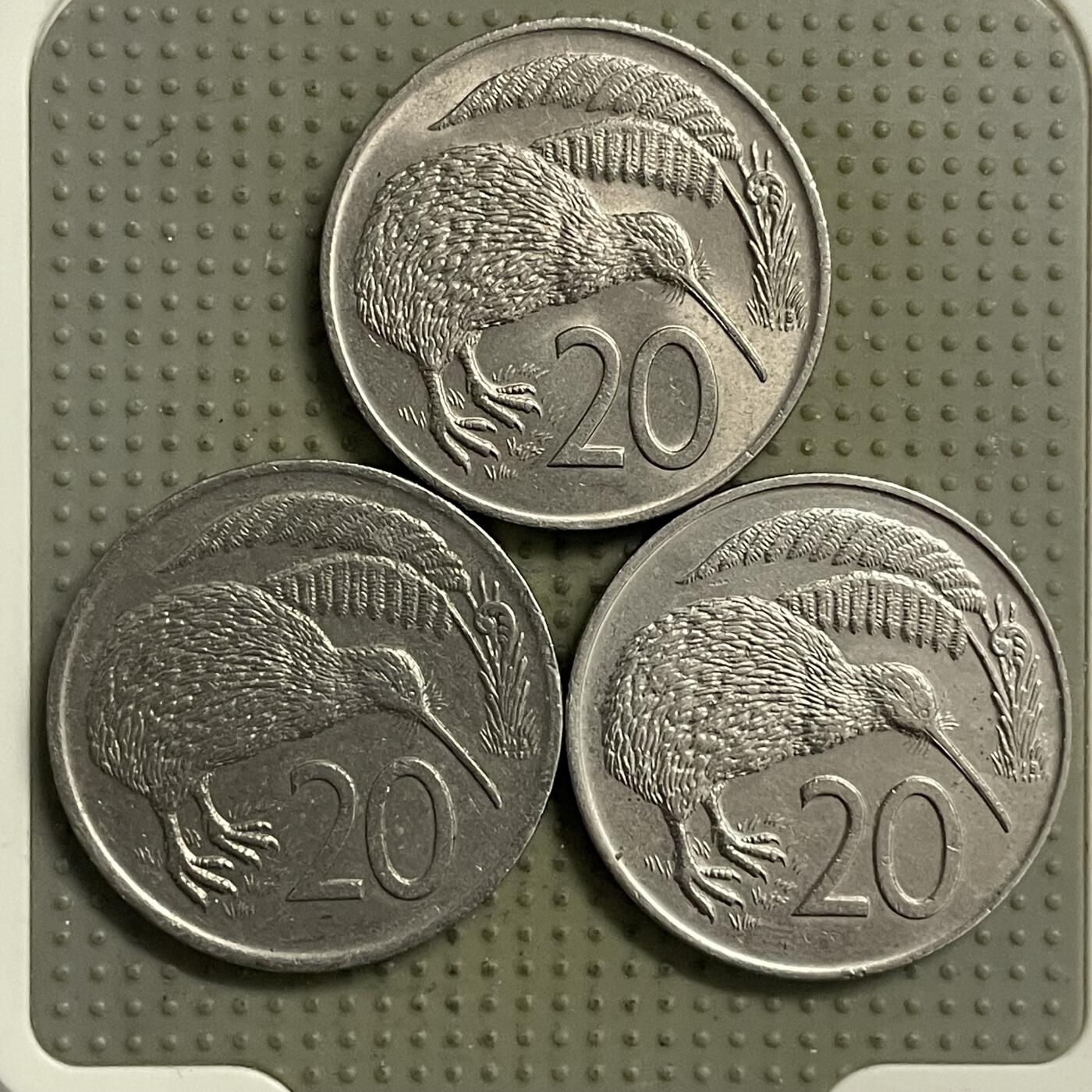 2026年第34场各国散币拍卖（总第184场） 新西兰20分3枚